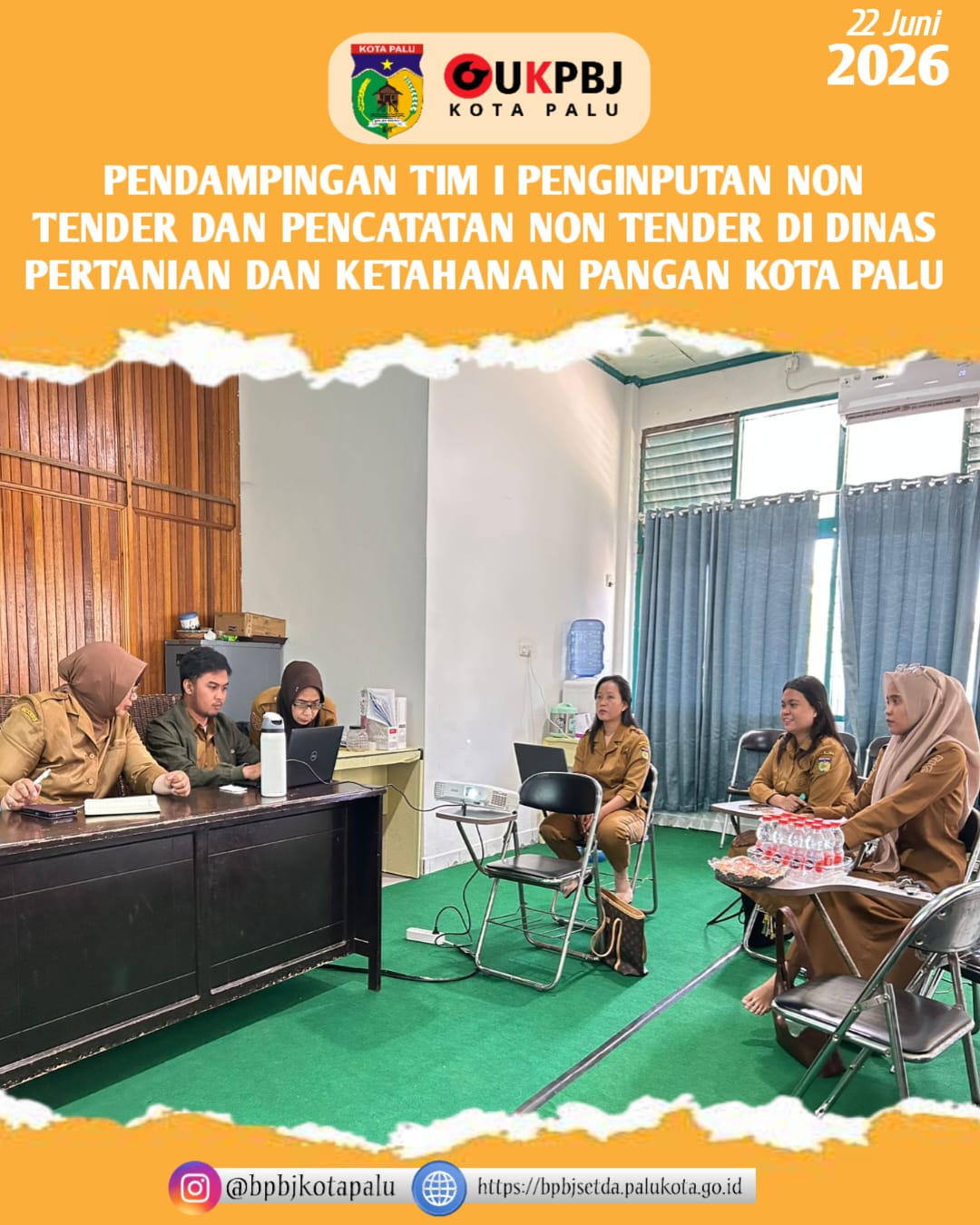 Pendampingan Penginputan Non Tender dan Pencatatan Non Tender di OPD-OPD